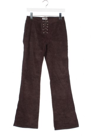 Pantaloni de velvet de femei Timeout, Mărime XS, Culoare Maro, Preț 114,07 Lei