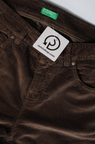 Pantaloni de velvet de femei United Colors Of Benetton, Mărime S, Culoare Maro, Preț 61,18 Lei