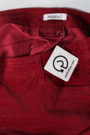 Pantaloni de velvet de femei Yessica, Mărime XXL, Culoare Roșu, Preț 44,89 Lei