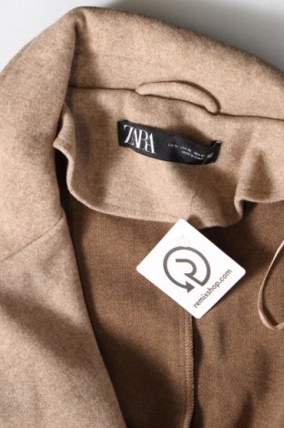 Дамски елек Zara, Размер XL, Цвят Бежов, Цена 17,55 лв.