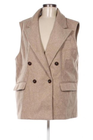 Γυναικείο γιλέκο Zara, Μέγεθος XL, Χρώμα  Μπέζ, Τιμή 10,86 €