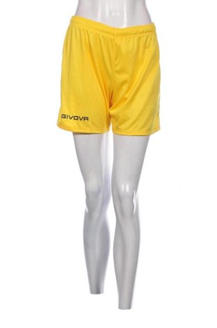 Дамски къс панталон Givova, Размер XS, Цвят Жълт, Цена 5,58 лв.
