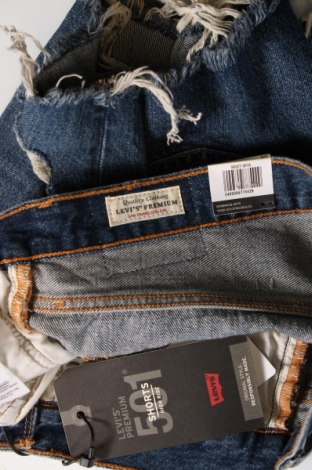 Pantaloni scurți de femei Levi's, Mărime L, Culoare Albastru, Preț 257,56 Lei