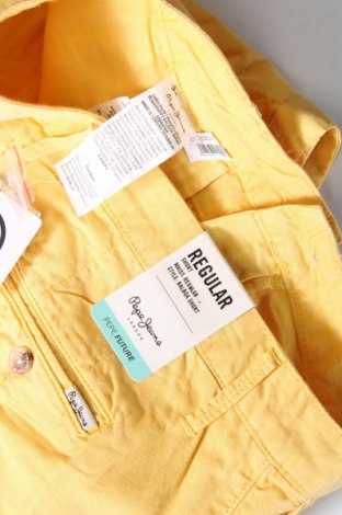 Γυναικείο κοντό παντελόνι Pepe Jeans, Μέγεθος S, Χρώμα Κίτρινο, Τιμή 20,82 €