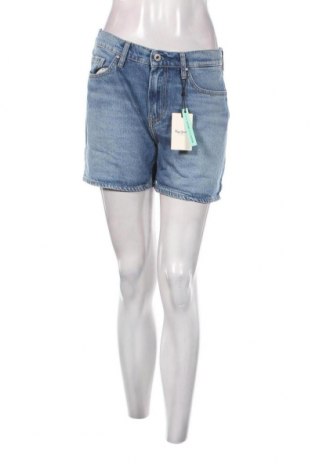 Γυναικείο κοντό παντελόνι Pepe Jeans, Μέγεθος L, Χρώμα Μπλέ, Τιμή 27,07 €