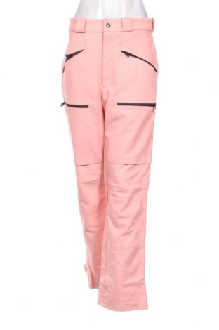 Дамски кожен панталон Paul Smith, Размер M, Цвят Розов, Цена 212,19 лв.