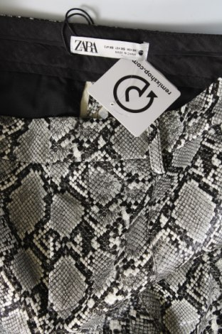 Γυναικείο παντελόνι δερμάτινο Zara, Μέγεθος XS, Χρώμα Γκρί, Τιμή 5,43 €