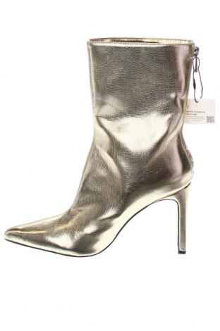 Γυναικεία παπούτσια Pull&Bear, Μέγεθος 38, Χρώμα Χρυσαφί, Τιμή 17,86 €