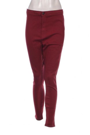 Pantaloni de femei Bershka, Mărime L, Culoare Roșu, Preț 22,89 Lei