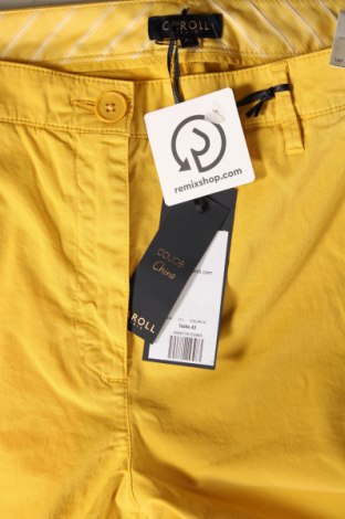 Дамски панталон Caroll, Размер L, Цвят Жълт, Цена 51,48 лв.