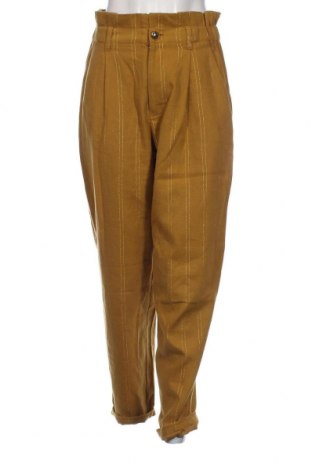 Pantaloni de femei Des Petits Hauts, Mărime M, Culoare Galben, Preț 76,97 Lei