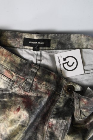 Damskie spodnie Geisha Jeans, Rozmiar L, Kolor Kolorowy, Cena 76,77 zł