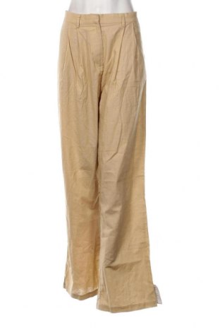 Pantaloni de femei Glamorous, Mărime XL, Culoare Bej, Preț 166,07 Lei