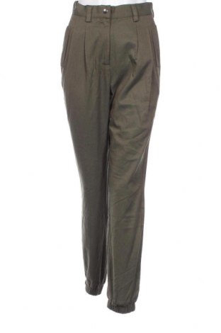 Pantaloni de femei Guido Maria Kretschmer for About You, Mărime S, Culoare Verde, Preț 137,66 Lei