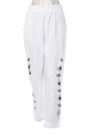Γυναικείο παντελόνι JustFashionNow, Μέγεθος XXL, Χρώμα Λευκό, Τιμή 8,90 €