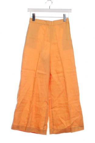 Дамски панталон Mango, Размер XS, Цвят Жълт, Цена 77,00 лв.