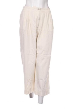 Pantaloni de femei Mango, Mărime L, Culoare Ecru, Preț 88,65 Lei