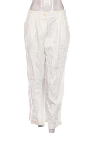 Дамски панталон Massimo Dutti, Размер S, Цвят Бял, Цена 103,07 лв.