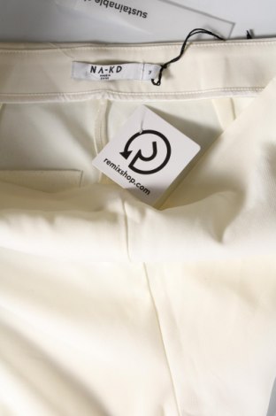 Дамски панталон NA-KD, Размер S, Цвят Екрю, Цена 93,00 лв.