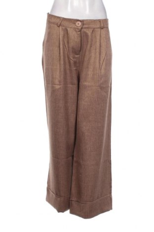 Pantaloni de femei New Laviva, Mărime L, Culoare Maro, Preț 76,48 Lei