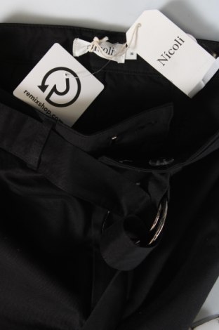 Γυναικείο παντελόνι Nicoli, Μέγεθος XXS, Χρώμα Μαύρο, Τιμή 10,55 €