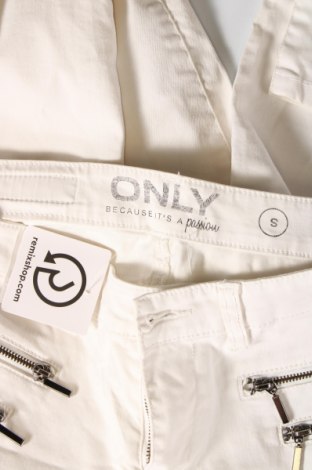 Pantaloni de femei ONLY, Mărime S, Culoare Alb, Preț 31,00 Lei