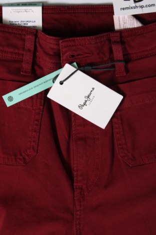 Дамски панталон Pepe Jeans, Размер S, Цвят Червен, Цена 40,56 лв.