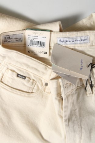 Γυναικείο παντελόνι Pepe Jeans, Μέγεθος S, Χρώμα Εκρού, Τιμή 15,28 €