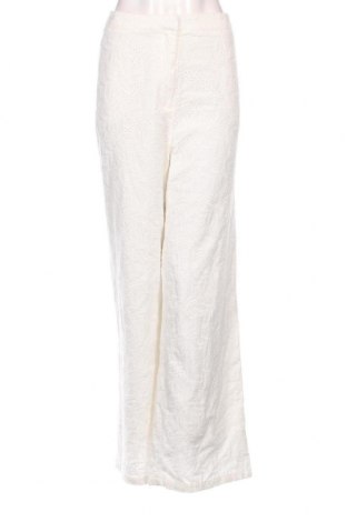 Pantaloni de femei Promod, Mărime XL, Culoare Alb, Preț 305,92 Lei