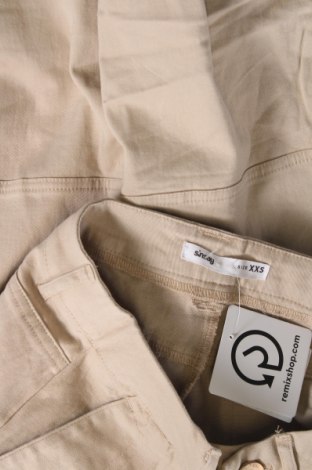 Damenhose Sinsay, Größe XXS, Farbe Beige, Preis 14,84 €