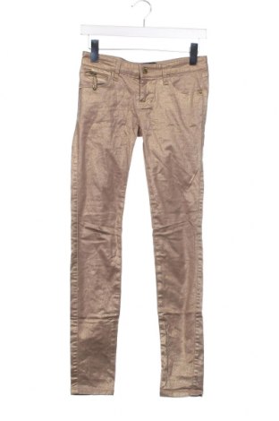 Pantaloni de femei Stradivarius, Mărime XS, Culoare Auriu, Preț 24,99 Lei