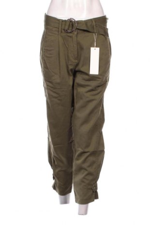 Дамски панталон Tom Tailor, Размер M, Цвят Зелен, Цена 18,60 лв.