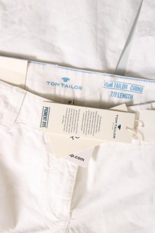 Дамски панталон Tom Tailor, Размер S, Цвят Бял, Цена 47,43 лв.