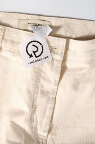 Pantaloni de femei Weekend Max Mara, Mărime XL, Culoare Ecru, Preț 323,30 Lei