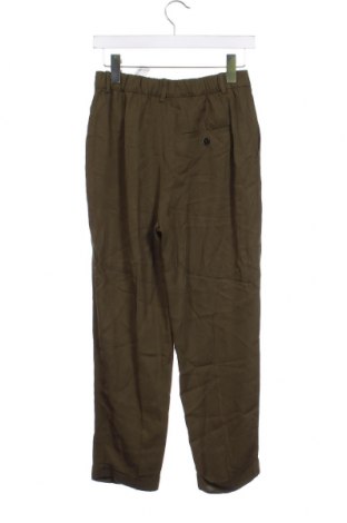 Дамски панталон Zara, Размер XS, Цвят Зелен, Цена 15,39 лв.