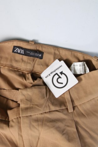 Pantaloni de femei Zara, Mărime M, Culoare Bej, Preț 88,82 Lei