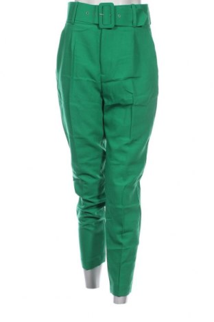 Дамски панталон Zara, Размер S, Цвят Зелен, Цена 50,85 лв.