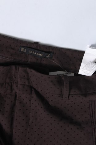 Дамски панталон Zara, Размер L, Цвят Кафяв, Цена 6,75 лв.
