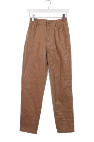 Дамски панталон Zara, Размер XXS, Цвят Бежов, Цена 9,45 лв.