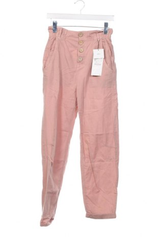 Дамски панталон Zara, Размер XS, Цвят Пепел от рози, Цена 62,00 лв.