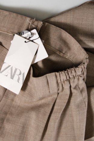 Pantaloni de femei Zara, Mărime S, Culoare Bej, Preț 80,66 Lei