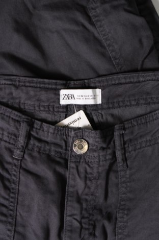 Дамски панталон Zara, Размер S, Цвят Сив, Цена 12,32 лв.