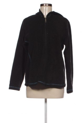 Γυναικείο fleece φούτερ Christopher & Banks, Μέγεθος L, Χρώμα Μαύρο, Τιμή 7,18 €