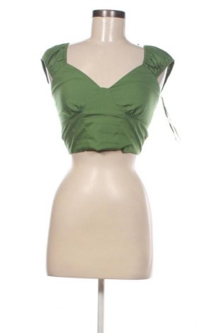 Γυναικείο αμάνικο μπλουζάκι Abercrombie & Fitch, Μέγεθος S, Χρώμα Πράσινο, Τιμή 31,96 €