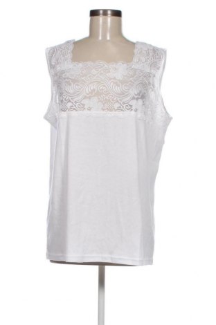 Γυναικείο αμάνικο μπλουζάκι Balsamik, Μέγεθος 4XL, Χρώμα Λευκό, Τιμή 10,39 €