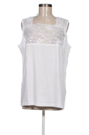 Γυναικείο αμάνικο μπλουζάκι Balsamik, Μέγεθος 3XL, Χρώμα Λευκό, Τιμή 15,98 €