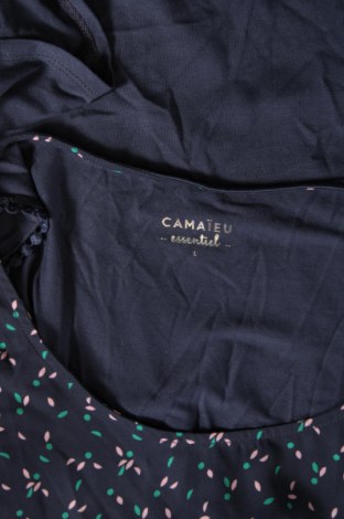 Γυναικείο αμάνικο μπλουζάκι Camaieu, Μέγεθος L, Χρώμα Μπλέ, Τιμή 4,44 €