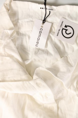 Γυναικείο αμάνικο μπλουζάκι Camaieu, Μέγεθος L, Χρώμα Λευκό, Τιμή 12,03 €