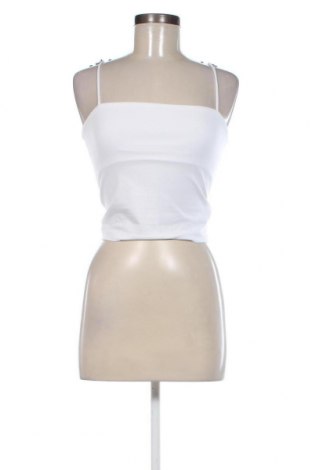 Damska koszulka na ramiączkach Gina Tricot, Rozmiar S, Kolor Biały, Cena 82,63 zł