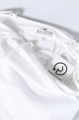 Damska koszulka na ramiączkach Hollister, Rozmiar S, Kolor Biały, Cena 24,79 zł
